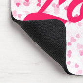 バレンタインのハートと愛 マウスパッド (コーナー)