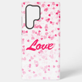 バレンタインのハートと愛 SAMSUNG GALAXY S22 ULTRAケース