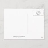 バレンタインのハートのカスタムの郵便はがき シーズンポストカード (裏面)