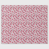 バレンタインのハートを封筒に入れる ラッピングペーパー (フラット)