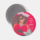 バレンタインのハートを盗んだ マグネット (正面/裏面)