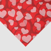 バレンタインのハートパターンティッシュペーパー 薄葉紙 (詳細)