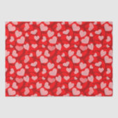 バレンタインのハートパターンティッシュペーパー 薄葉紙 (正面)
