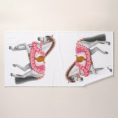 バレンタインのハートパレードの馬のBathタオル バスタオル (バスタオル)