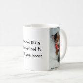 バレンタインのハートブレーカーの子猫のマグ コーヒーマグカップ (正面右)