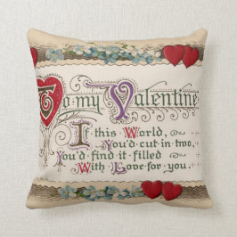 バレンタインのハート クッション
