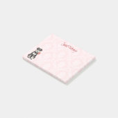 バレンタインのバラの小型シュナウツァー ポストイット (アングル)