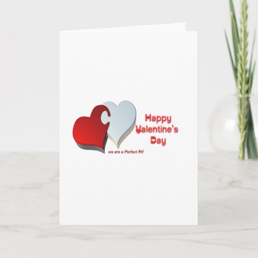 バレンタインのパズル シーズンカード (正面)