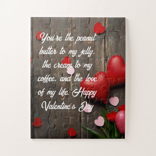 バレンタインのパズル ジグソーパズル (縦)