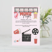 バレンタインのパーティー映画ナイト 招待状 (スタンド正面)