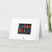 バレンタインのピースサイン シーズンカード (裏面)