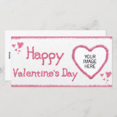 バレンタインのフォトカードのカスタマイズ可能 シーズンカード (正面/裏面)