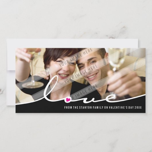 バレンタインのフォトカード:: 愛境界3L シーズンカード (正面)