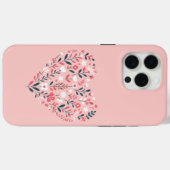バレンタインのフローラハート Case-Mate iPhoneケース (裏面 (横))