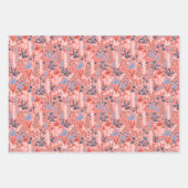 バレンタインのフローラ ラッピングペーパーシート (正面2)