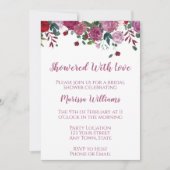 バレンタインのブライダルシャワー招待状 招待状 (正面)