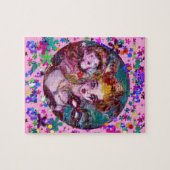 バレンタインのベニス風の仮面舞踏会のパーティー ジグソーパズル (横)