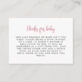 バレンタインのベビーハートパターン用ブック エンクロージャーカード (正面)