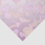 バレンタインのホリデーのテクスチャー 薄葉紙 (詳細)