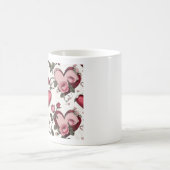 バレンタインのマグカップ コーヒーマグカップ (中央)