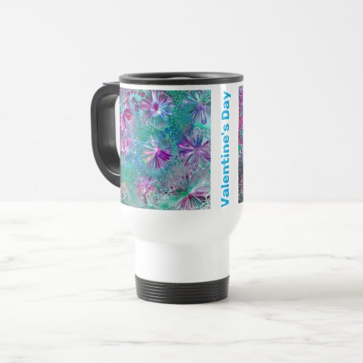 バレンタインのマグカップ トラベルマグ (正面左)