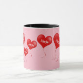 バレンタインのマグカップ マグカップ (中央)
