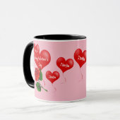 バレンタインのマグカップ マグカップ (正面左)