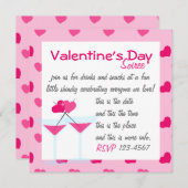 バレンタインのマティーニ - ヴァレンティニス！ 招待状 (正面/裏面)