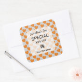 バレンタインのマーケティング資料 スクエアシール (封筒)