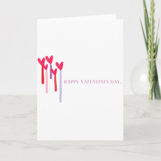 バレンタインのユーモアと皮肉 カード (正面)