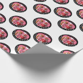 バレンタインのラッピング紙30インチx 6足 ラッピングペーパー (角)