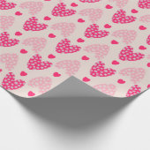 バレンタインのラッピング紙 ラッピングペーパー (角)