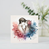 バレンタインのラブカード カード (スタンド正面)