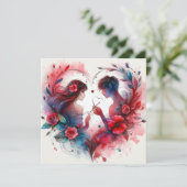 バレンタインのラブカード カード (スタンド正面)