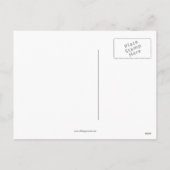 バレンタインのラブレター、ベージュのミニマル主義ロマンチック シーズンポストカード (裏面)