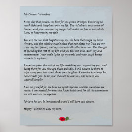 バレンタインのラブレター ポスター
