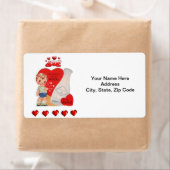 バレンタインのラベルヴィンテージ ラベル (インサイチュ)