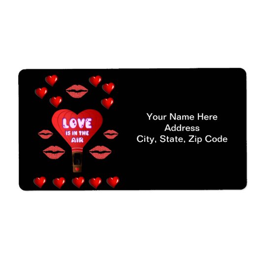 バレンタインのラベルヴィンテージ ラベル (正面)