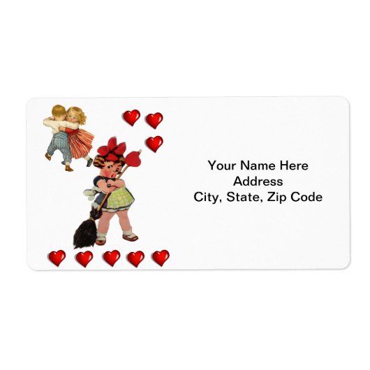 バレンタインのラベルヴィンテージ ラベル (正面)
