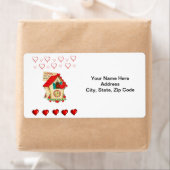 バレンタインのラベルヴィンテージ ラベル (インサイチュ)