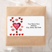 バレンタインのラベルヴィンテージ ラベル (インサイチュ)