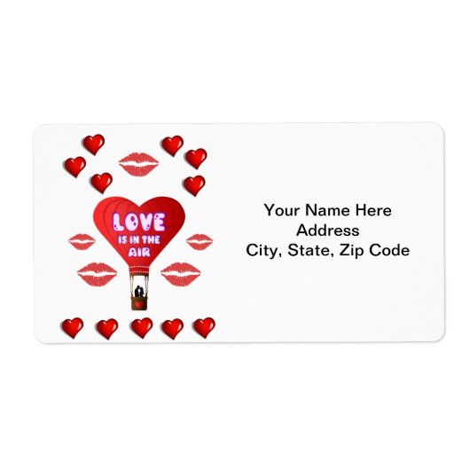 バレンタインのラベルヴィンテージ ラベル (正面)