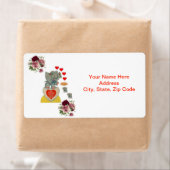 バレンタインのラベル象 ラベル (インサイチュ)