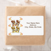 バレンタインのラベル ラベル (インサイチュ)