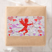 バレンタインのラベル ラベル (インサイチュ)