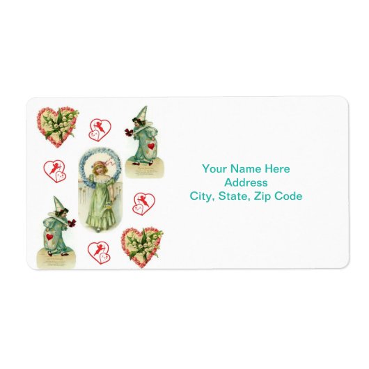 バレンタインのラベル ラベル (正面)