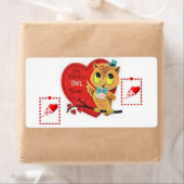 バレンタインのラベル ラベル (インサイチュ)