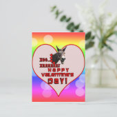 バレンタインのロバ・ヒュー！ シーズンポストカード (スタンド正面)