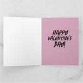 バレンタインのロマンスミステリーにワクワク！大きなカード カード (内部)