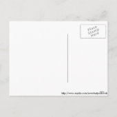 バレンタインのヴィンテージのハート シーズンポストカード (裏面)